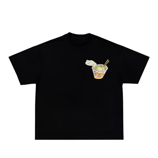 T.R.I.B.E chicken picante ramen tee black