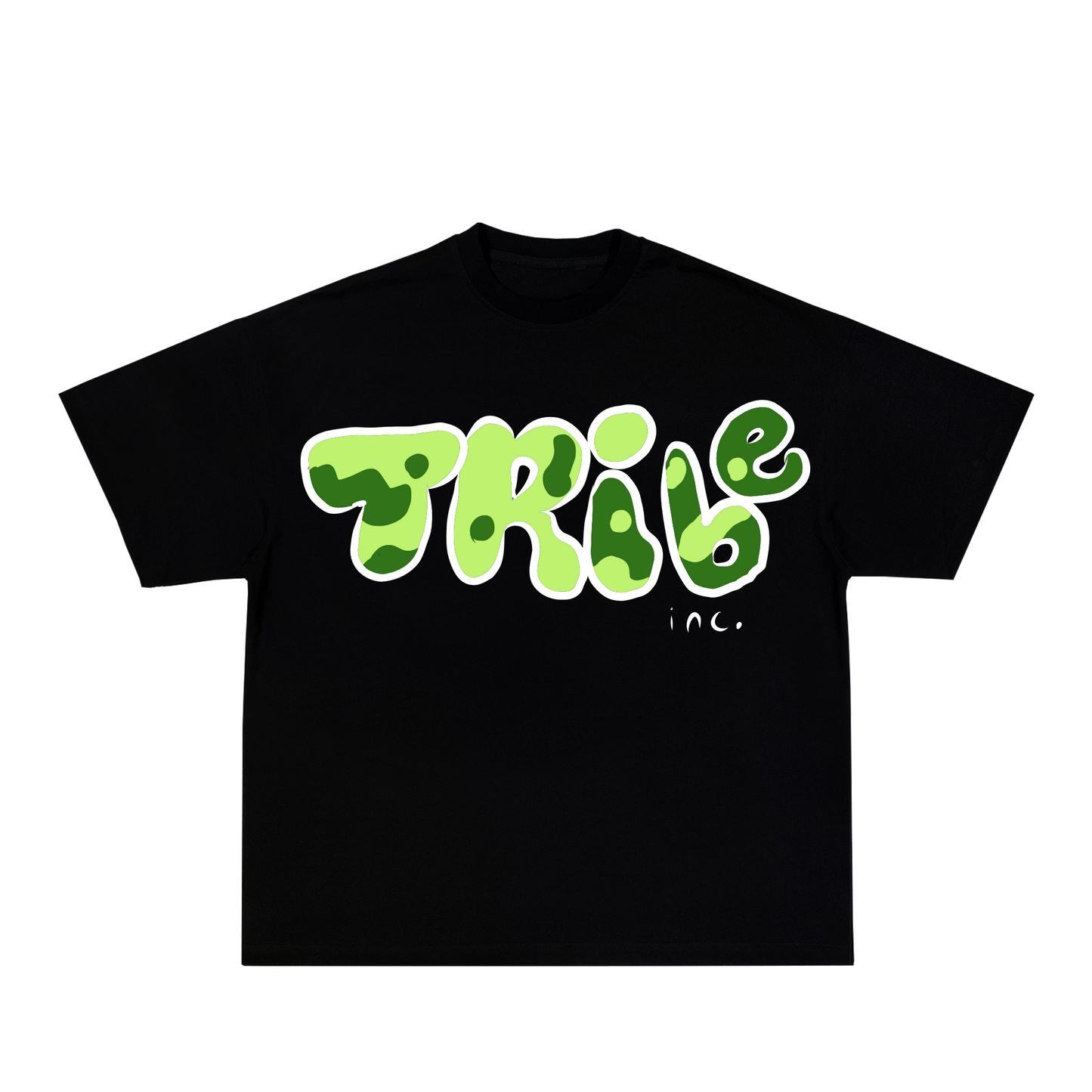 T.R.I.B.E graffiti camo tee 1.0 black