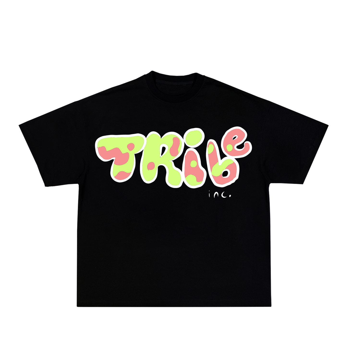 T.R.I.B.E graffiti camo tee 1.5 black