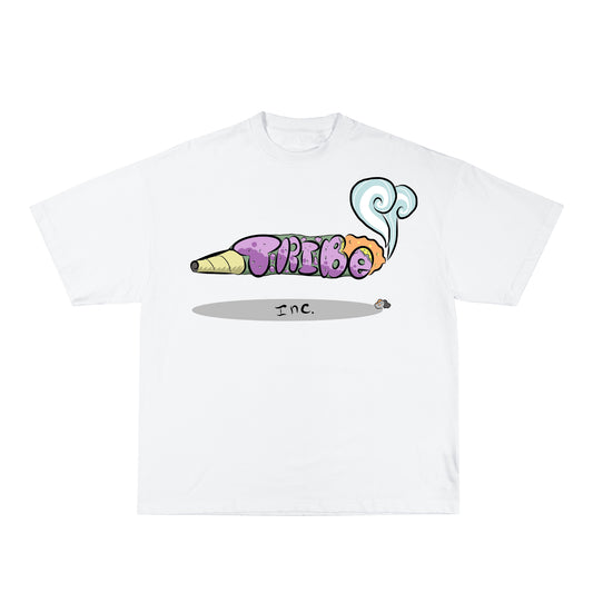 T.R.I.B.E purp joint tee white