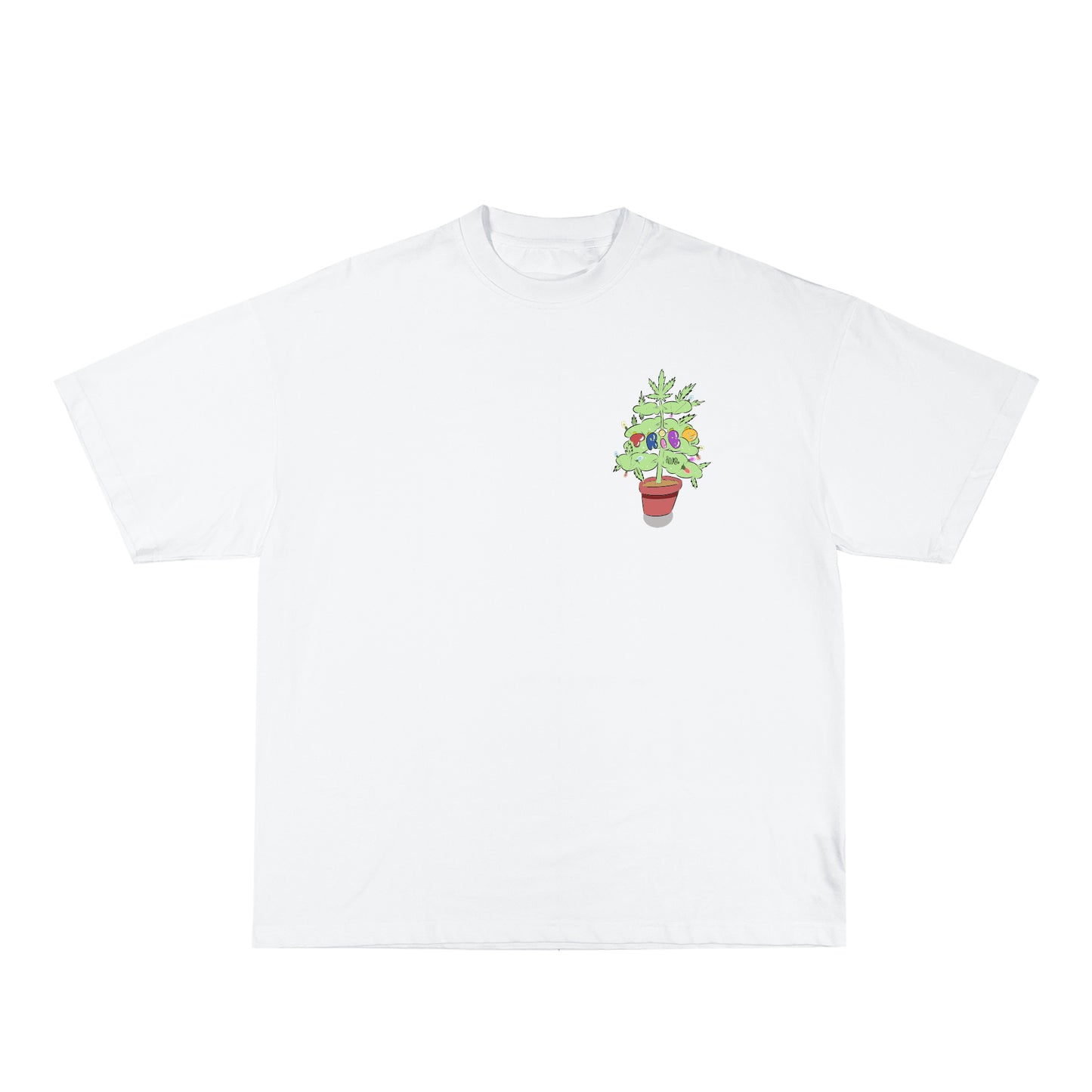 T.R.I.B.E za-mas tree tee white