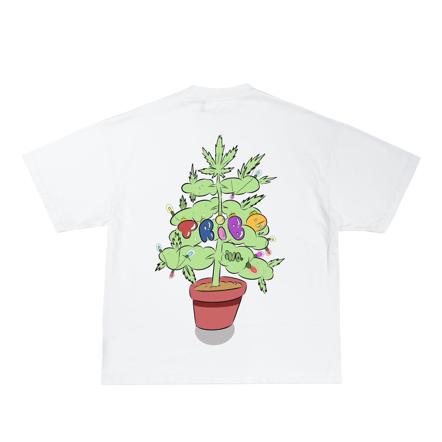 T.R.I.B.E za-mas tree tee white